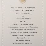 Induction Ceremony Invitation